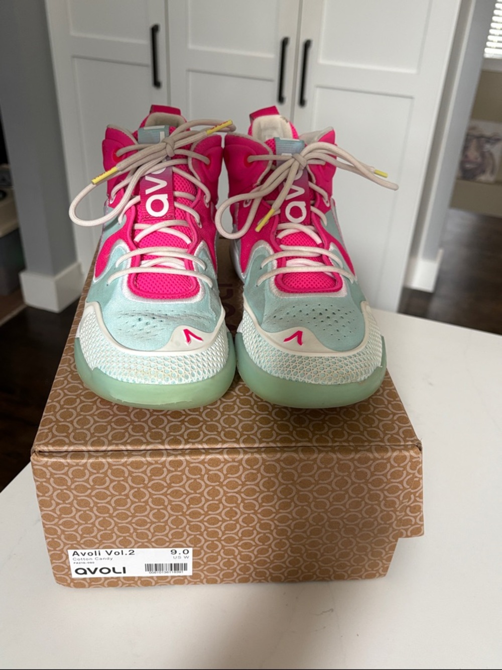 Avoli Vol.2 Mid Cotton Candy Retreat Volleyball Sneakers